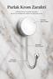 Adhesive Chrome Single Hook Hanger, Towel Holder, Whether You Paste or Mount... Stop Drilling!! ! - 6