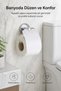 Ceria Chrome Covered Toilet Paper Hanger |   Toilet Paper Holder |   Both Adhesive and Screw Mounting - 4