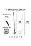 Premium Stainless Steel Spoon Straws Set, 304 Grade Steel, 21.5 cm, Rust-Resistant, Silver, 7-Piece - 2