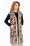 Women's Classic Ethnic Pattern Knitwear Knitted Kilim Mother Vest 1052 Long - 2