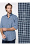The Crisp Check – Light Blue Gingham Shirt with Fresh, Breathable Cotton, Slim Fit - 4