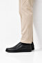 Black Otopedic 100% Leather Baba Non-Slip Sole Shoes Vdz03002 - 3