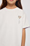 Liberty Fabric Embroidery Detailed Girl's T-Shirt