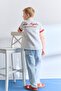 100% Cotton Regular Fit Back Embroidered Short Sleeve Shirt for Boys H7125A826Hs - 3