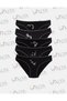 Women's Panties Cotton Slip - Cat Printed Panties - 5 Pieces Black - 7