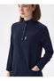 Hijab Arma Gifted Navy Blue Nurse Uniform Lycra Scrubs Set (Compliant with New Regulations - Patriot Blue) - 3