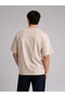 Beige Unisex Short Sleeve T-Shirt - 3