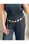 Sea Shell Silver Chain Accessory for Jacket, Dress, Pants, Evening Dress, Body Chain, Beach Belt