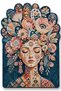 Sdt Women's Theme Patterned Modern Woven Base Decorative Carpet Sdt1475