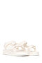 Women's White Strappy Thick-Soled Jelly Sandals 26Sfe4750Pv - 2