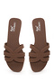 Women's Brown Jelly Slippers 26Sfe4973Pv - 4