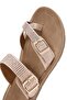 Women's Pink Double Buckle Stone Slippers 26Sfe460114 - 7