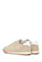 Women's Beige Lace-Up Suede Leather Sneaker 26Pfd420410 - 6