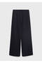 Wide Leg Elastic Waist Pants - 3