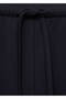 Wide Leg Elastic Waist Pants - 8