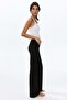 Foldover-waist cotton trousers - 3