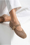 Mink Women's Knitted Ballerina Shoes Women's Shoes Casual Shoes