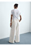 Wideleg Pencil Jeans - 4