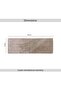 Ultima Microfiber Plush Bathmat 50X150CM- Beige - 5
