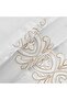 Hotel Glamour 300tc Embroidered 3-piece King Comforter Set 240x260cm - White/beige - 3