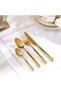 Merlin 16-piece Cutlery Set -gold