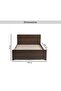 Malmo Kids Single Bed 120x200 - Oak Brown - 8