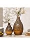 Nobita Stoneware Artisanal Vase 13.3x13.3x20.5cm - Brown - 3