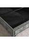 Belfast Queen Bed 160x200 With Hydraulic Storage- Charcoal Grey - 7