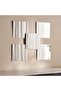 Revel 5-Piece Decorative Mirrors 30x30cm - Clear - 4