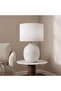 Horace E27 Ceramic Table Lamp 45x71cm - White