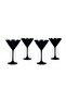 Ciara 4-piece Mocktail Glass Set 235ml - Matt Black - 3