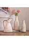Brittany Terracotta Vase 20.7x6x29.2cm - Off White - 3