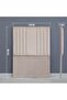 POLINA SINGLE BED VELVET BEIGE 120X200 CM - 5