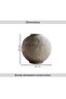 Jonie Stoneware Vase With Gold Finish 35.7x35.7x33.7cm - Beige - 7