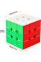 مكعب كلاسيكي Moyu 3x3 - مكعب بدون ملصقات ذكية - 3