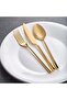 1001 Titanium Gold 84 Piece Cutlery Set for 12 Persons - 5
