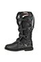 Black Motocross Boots - Reinforced Protection, Long Leather Model Off-road Prof Boots - 2