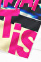 90S Summer Themed Beach Towel - Pop Art Fuchsia Turquoise Bath Beach Cover Pool Sea Bath - 3