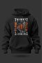 Think Oversize Hooded Unisex Sweatshirt - 2