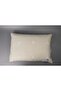 Wool Lamb Printed Wool Filled Gold Satin Piping Quilted Pillow - 3