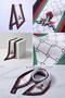 Shoe Basket Palestine Themed Special Design Tie Form Women's Scarf - 3