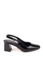 Shoe Basket 5510-1 Women's 6 cm Square Heeled Comfortable Patent Leather Shoes - 2