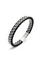 Moncuk Design Double Chain Steel and Leather Men's Bracelet 33514B2D2 - 5