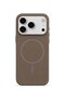iPhone 17 Pro Max Mag Core Smart Magsafe Animated Silicone Case Brown