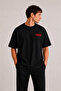 Unisex Stüssy Apple Printed Oversize 100% Cotton Wide Cut Textured Crew Neck T-Shirt Rf0664 - 3