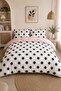 Mature Duvet Cover Set Double Size Mixpuan White-Salmon