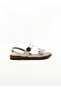 Genuine Leather White Women's Sandals - 4