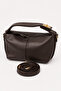 Women's Lock Detailed Hand and Shoulder Bag, Adjustable Shoulder Strap, Zippered Daily Stylish Bag - 4