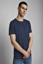 JJEORGANIC BASIC TEE SS O-NECK NOOS كحلي - 4