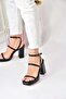 Black Thick Heeled Casual Women's Shoes M282462709 - 5